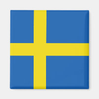 Aimant à drapeau suédois