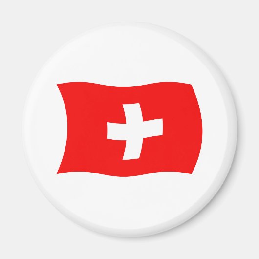 Aimant à drapeau suisse (Devant)