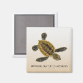 Aimant à écume de tortue-Hawksbill (Recto/Verso)
