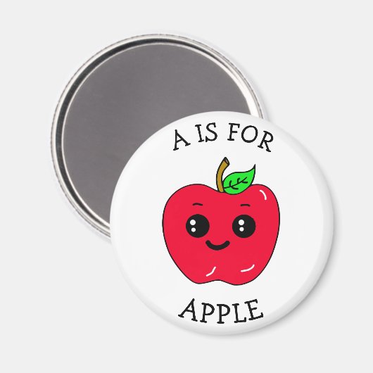 Aimant A est pour Apple Educational (Recto/Verso)