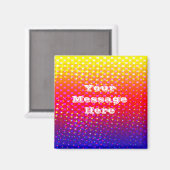 Aimant à étincelles Motif arc-en-ciel (Recto/Verso)