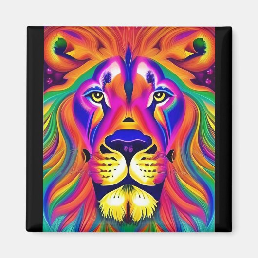 aimant à face de lion (Devant)