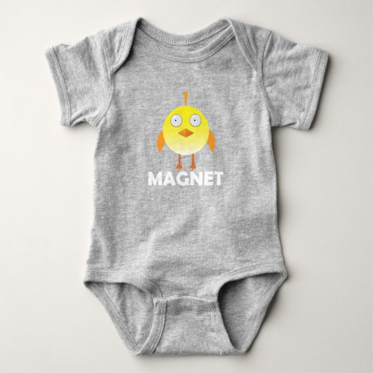 Aimant à Filles - Body en Jersey pour Bébé (Devant)