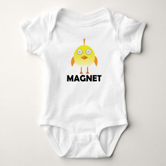 Aimant à Filles - Body en Jersey pour Bébé (Devant)