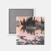 Aimant A Fine Catch par John Clymer (Recto/Verso)