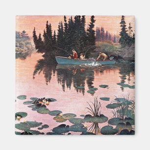 Aimant A Fine Catch par John Clymer