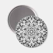 Aimant à flamme d'argent (Recto/Verso)