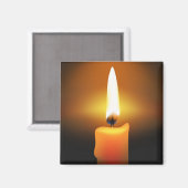 Aimant à flamme de bougie (Recto/Verso)