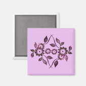 Aimant à fleur (Recto/Verso)
