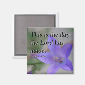 Aimant à fleur de psaume (Recto/Verso)