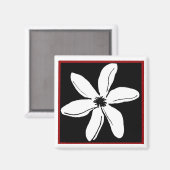 Aimant à fleur de Tiare (Recto/Verso)
