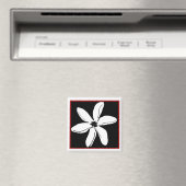 Aimant à fleur de Tiare (In Situ (Lave-vaisselle))