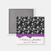 Aimant à fleur Mariage à mâchoires (Recto/Verso)