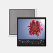 Aimant à fleur rose (Recto/Verso)