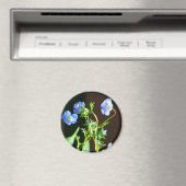Aimant à fleurs bleu (In Situ (Lave-vaisselle))