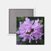 Aimant à fleurs violettes (Recto/Verso)