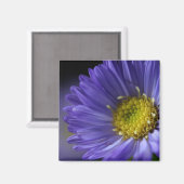 aimant à fleurs violettes (Recto/Verso)