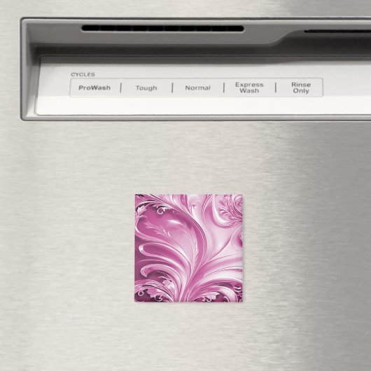 Aimant à flourish rose (In Situ (Lave-vaisselle))