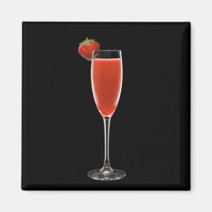 Aimant à fraise Champagne