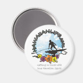 Aimant à frigo Hawaiian Life (Recto/Verso)