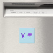 Aimant à frigo violet (In Situ (Lave-vaisselle))