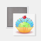 Aimant à gâteau bleu Ladybug (Recto/Verso)