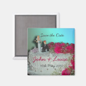 Aimant à gâteau mariage (Recto/Verso)