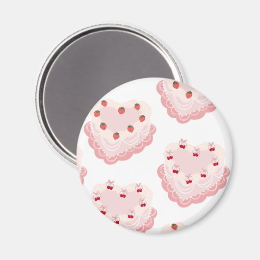 Aimant à gâteau vintage (Recto/Verso)