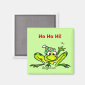 Aimant à grenouille en caricature (Recto/Verso)