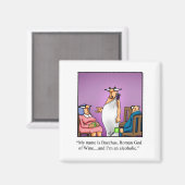 Aimant à Humour de vin Hilarious (Recto/Verso)