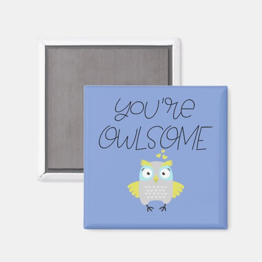 Aimant à la chouette (Recto/Verso)