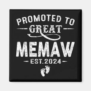 Aimant À la grande Memaw 2024 Fête des mères Première foi