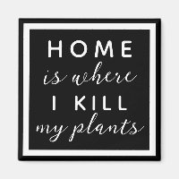 À la maison, je tue ma mère plante drôle plante