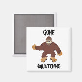 Aimant À la recherche de Sasquatch (Recto/Verso)