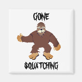 Aimant À la recherche de Sasquatch (Devant)