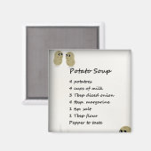 Aimant à la soupe de pomme de terre (Recto/Verso)
