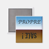 Aimant à lave-vaisselle (Recto/Verso)