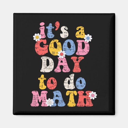 Aimant À L'École C'Est Un Bon Jour Pour Faire Math Enseig (Devant)