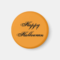 Aimant à l'écriture manuscrite Joyeux Halloween (O