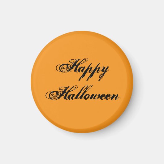 Aimant à l'écriture manuscrite Joyeux Halloween (O (Devant)