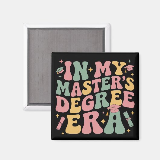 Aimant à l'époque de mon master diplôme de master (Recto/Verso)