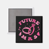 Aimant À l'ère de mes fiançailles, soirée de bachelorette (Recto/Verso)