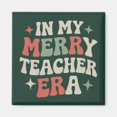 Aimant À l'ère de mon professeur Cadeau de vie d'enseigna (Devant)