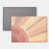 Aimant à lever de soleil Boho (Recto/Verso)