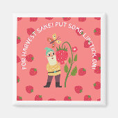 Aimant à lèvre de fraise (Devant)