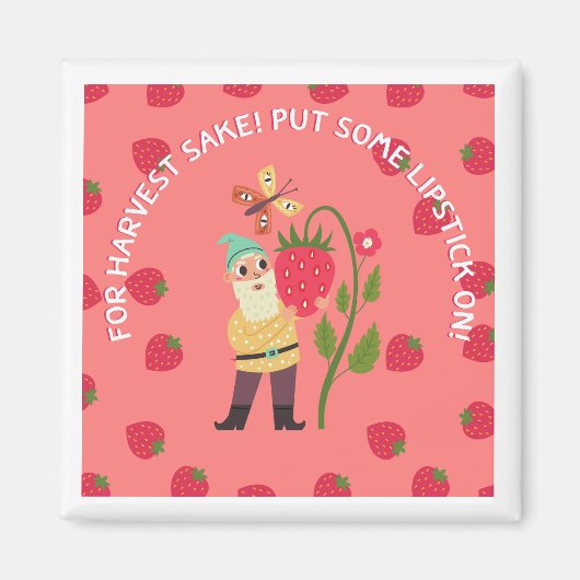 Aimant à lèvre de fraise (Devant)