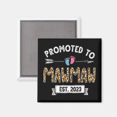 Aimant À Mawmaw Est 2023 Fête des mères léopard (Recto/Verso)