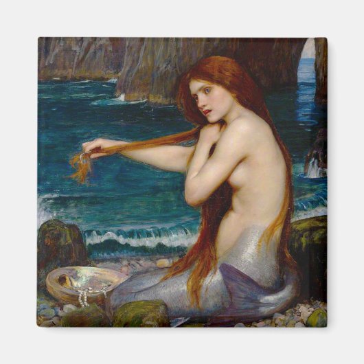 Aimant A Mermaid, c. 1900 by John Waterhouse (Devant)