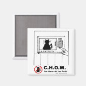 Aimant à micro-ondes pour chapeaux de chat (Recto/Verso)
