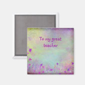 Aimant À mon grand professeur (Recto/Verso)